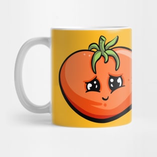 Cheeky Cartoon Tomato Character Garden Tips Toons Mug